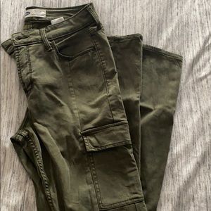 Old navy olive green cargo pants